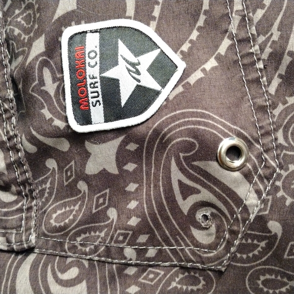 Molokai surf/swim Bermuda shorts sz 34 - Picture 8 of 8